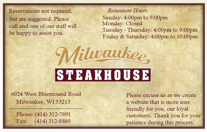 The Milwaukee Steakhouse
